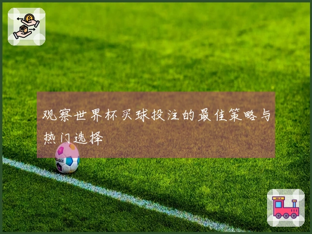 观察世界杯买球投注的最佳策略与热门选择